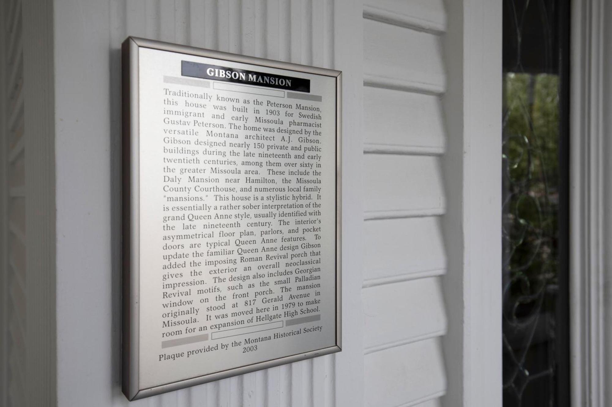 The Gibson Mansion Bed And Breakfast Missoula Εξωτερικό φωτογραφία